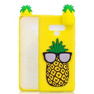 For Galaxy Note 9 3D Cartoon Pattern Shockproof TPU Protective Case(Big Pineapple)