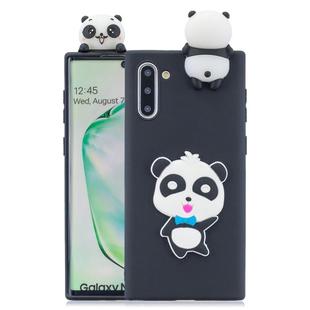 For Galaxy Note 10 3D Cartoon Pattern Shockproof TPU Protective Case(Blue Bow Panda)