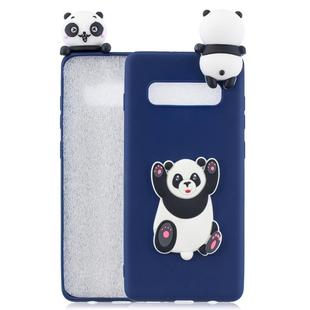 For Galaxy S10 3D Cartoon Pattern Shockproof TPU Protective Case(Panda)
