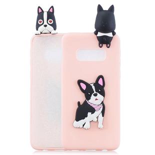 For Galaxy S10e 3D Cartoon Pattern Shockproof TPU Protective Case(Cute Dog)