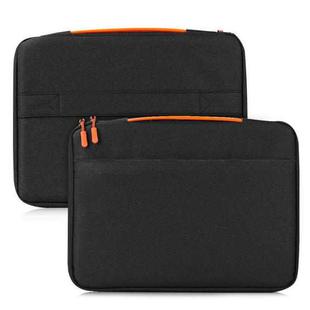 12 inch Two-way Zipper Portable Laptop Liner Bag(Black)