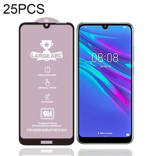 For Huawei Y6 (2019) 25 PCS 9H HD High Alumina Full Screen Tempered Glass Film