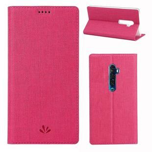 For OPPO Reno 2 ViLi Magnet Horizontal Flip Shockproof TPU + PU Leather Protective Case  Card Slot & Holder(Pink)