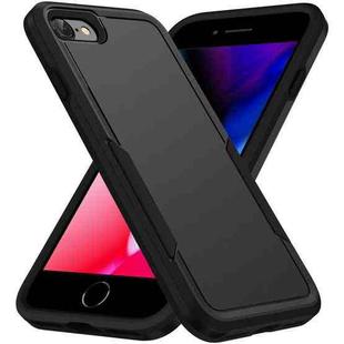 For iPhone SE 2022 / SE 2020 / 8 / 7 Pioneer Armor Heavy Duty PC + TPU Phone Case(Black)