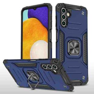For Samsung Galaxy A13 5G Magnetic Armor TPU + PC Holder Phone Case(Blue)
