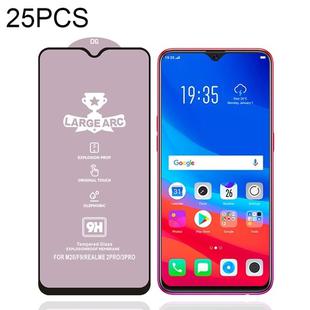 For OPPO F9 25 PCS 9H HD High Alumina Full Screen Tempered Glass Film