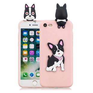 For iPhone SE 2020 & 8 & 7 3D Cartoon Pattern Shockproof TPU Protective Case(Cute Dog)