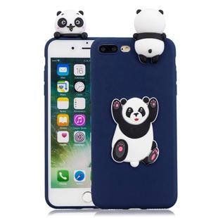 For iPhone 8 Plus & 7 Plus 3D Cartoon Pattern Shockproof TPU Protective Case(Panda)