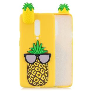 For OnePlus 7 Pro 3D Cartoon Pattern Shockproof TPU Protective Case(Big Pineapple)