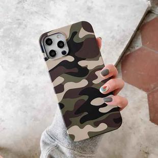Camouflage TPU Phone Case For iPhone 13 Pro Max(Green)