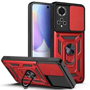 For Huawei nova 9 Sliding Camera Cover TPU+PC Phone Case(Red)