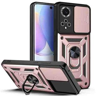 For Huawei nova 9 Sliding Camera Cover TPU+PC Phone Case(Rose Gold)