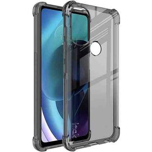 For Motorola Moto G71 5G imak All-inclusive Shockproof Airbag TPU Case with Screen Protector(Transparent Black)