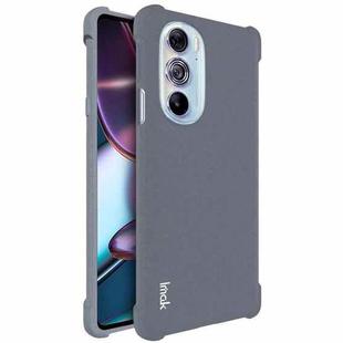 For Motorola Moto Edge X30 5G imak All-inclusive Shockproof Airbag TPU Case with Screen Protector(Matte Grey)