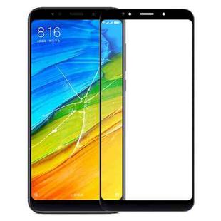 Front Screen Outer Glass Lens with OCA Optically Clear Adhesive for Xiaomi Redmi 5 Plus(Black)