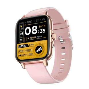 GT50 1.69 inch TFT Screen Silicone Strap Smart Watch, Support Bluetooth Call / NFC Function(Rose Gold)