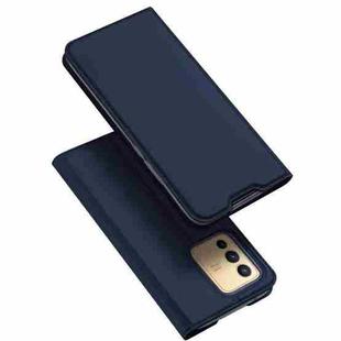 For vivo V23 5G DUX DUCIS Skin Pro Series Shockproof Leather Phone Case(Blue)