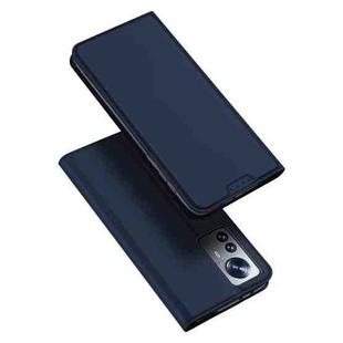 For Xiaomi 12 Pro / 12S Pro DUX DUCIS Skin Pro Series Shockproof Leather Phone Case(Blue)