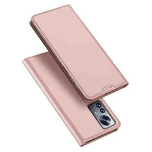 For Xiaomi 12 Pro / 12S Pro DUX DUCIS Skin Pro Series Shockproof Leather Phone Case(Rose Gold)