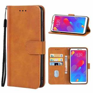Leather Phone Case For Meizu V8 Pro(Brown)