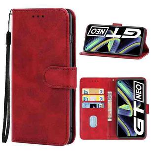 Leather Phone Case For OPPO Realme GT Neo Flash(Red)