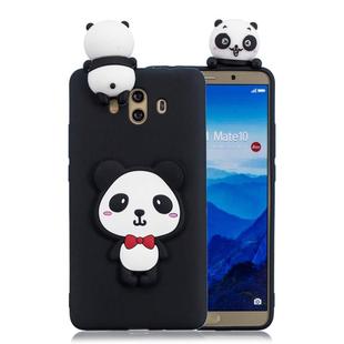 For Huawei Mate 10 3D Cartoon Pattern Shockproof TPU Protective Case(Red Bow Panda)