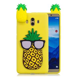 For Huawei Mate 10 3D Cartoon Pattern Shockproof TPU Protective Case(Big Pineapple)