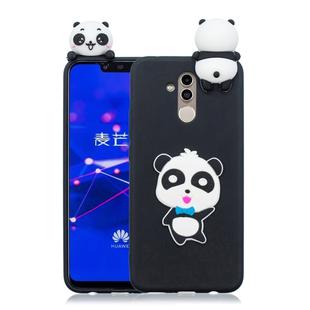 For Huawei Mate 20 Lite 3D Cartoon Pattern Shockproof TPU Protective Case(Blue Bow Panda)