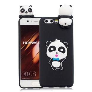 For Huawei P10 3D Cartoon Pattern Shockproof TPU Protective Case(Blue Bow Panda)