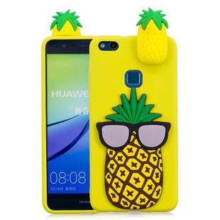 For Huawei P10 Lite 3D Cartoon Pattern Shockproof TPU Protective Case(Big Pineapple)