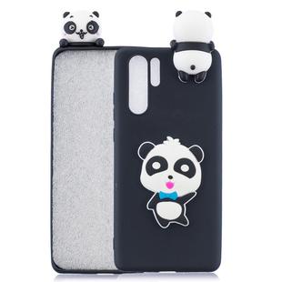 For Huawei P30 Pro 3D Cartoon Pattern Shockproof TPU Protective Case(Blue Bow Panda)