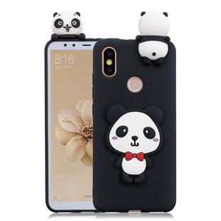 For Huawei Y6 2019 3D Cartoon Pattern Shockproof TPU Protective Case(Red Bow Panda)