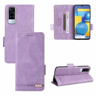 For vivo Y51 2020 / Y31 2021 Magnetic Clasp Leather Phone Case(Purple)