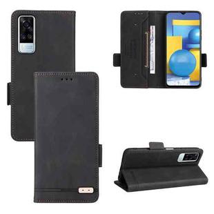 For vivo Y51 2020 / Y31 2021 Magnetic Clasp Leather Phone Case(Black)
