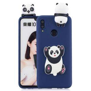 For Huawei Honor 10 Lite 3D Cartoon Pattern Shockproof TPU Protective Case(Panda)