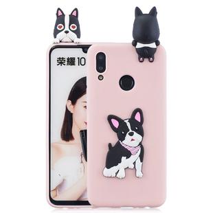 For Huawei Honor 10 Lite 3D Cartoon Pattern Shockproof TPU Protective Case(Cute Dog)