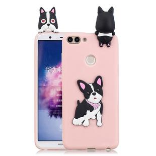 For Huawei Honor 9i 3D Cartoon Pattern Shockproof TPU Protective Case(Cute Dog)