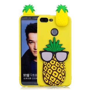 For Huawei Honor 9 Lite 3D Cartoon Pattern Shockproof TPU Protective Case(Big Pineapple)