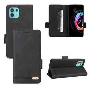 For Motorola Edge 20 Lite / 20 Fusion Magnetic Clasp Leather Phone Case(Black)