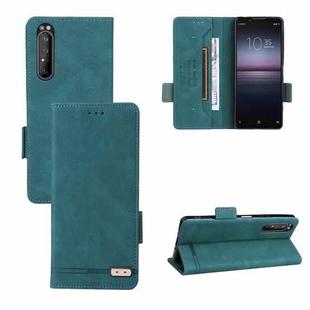For Sony Xperia 1 II Magnetic Clasp Leather Phone Case(Green)