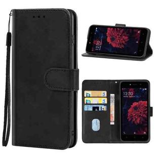 For Tecno A32F Leather Phone Case(Black)