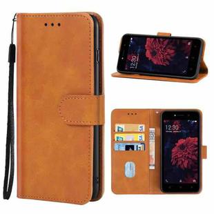 For Tecno A32F Leather Phone Case(Brown)