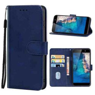 For Tecno Camon CX Leather Phone Case(Blue)