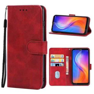 For Tecno Note 4 Leather Phone Case(Red)