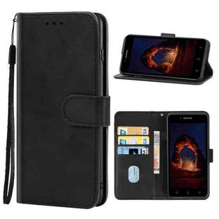 For Tecno P12 Leather Phone Case(Black)