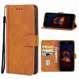 For Tecno P12 Leather Phone Case(Brown)