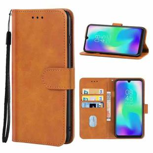 For Tecno Pouvoir 3 Plus Leather Phone Case(Brown)