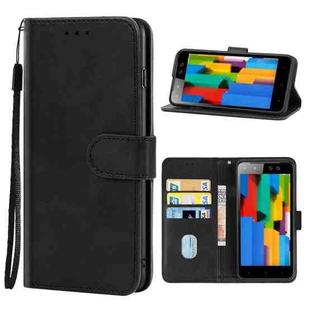 For Tecno S12 Leather Phone Case(Black)