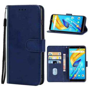 For Tecno Spark 2 Leather Phone Case(Blue)