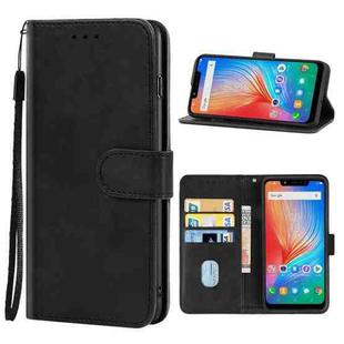 For Tecno Spark 3 Pro Leather Phone Case(Black)